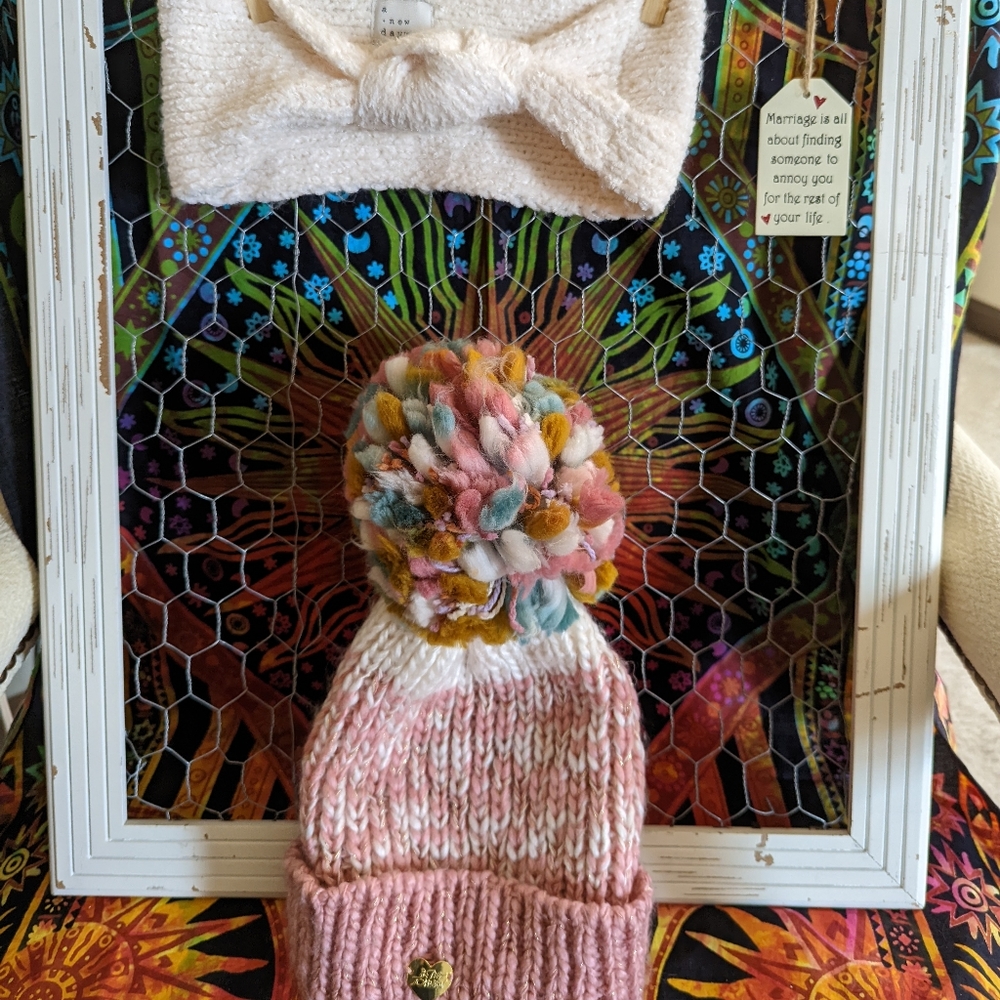 Like New Betsey Johnson Winter Hat Bundle